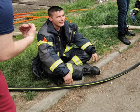 Novi Pazar, vatrogasac, požar Novi Pazar, vatrogasac, požar