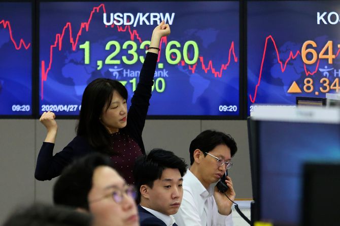 Koreja, berza, ekonomija, valuta, South Korea Financial Markets