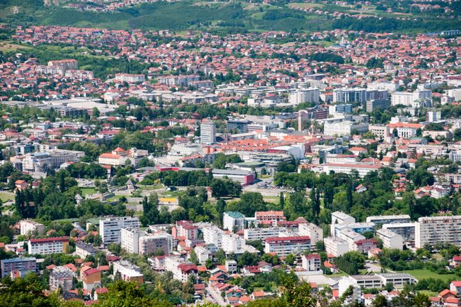 Banja Luka, banjaluka panorama centar grada