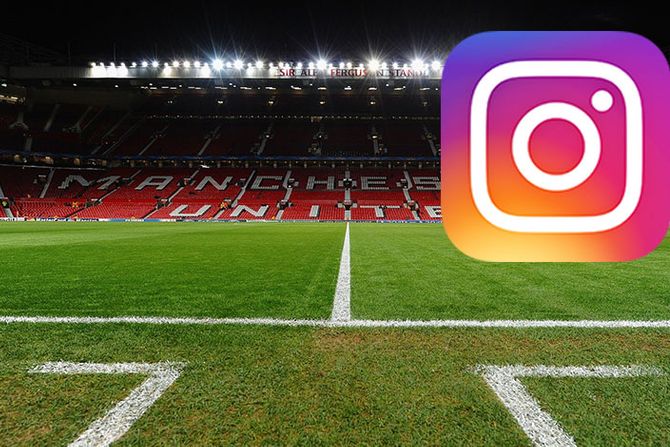 instagram, Old Trafford, stadion Mancester Junajted