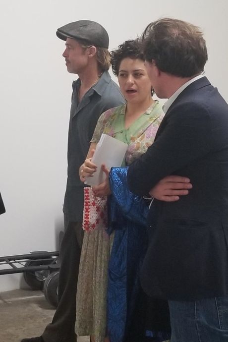 Alia Shawkat Brad Pitt Alia Shawkat Brad Pitt