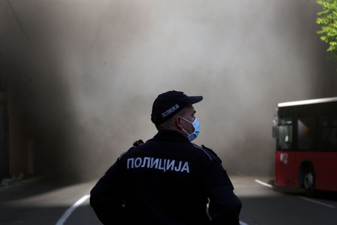 TERAZIJE TUNEL POŽAR AUTOBUS 65