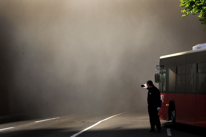 TERAZIJE TUNEL POŽAR AUTOBUS 65