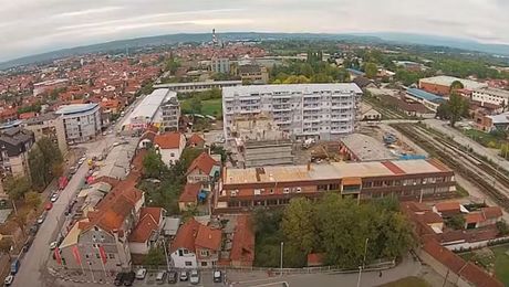Panorama grada Leskovac centar