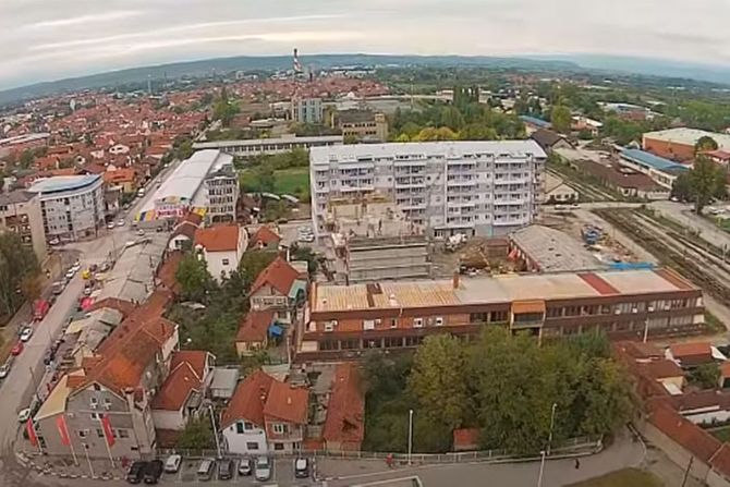 Panorama grada Leskovac centar