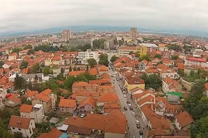 Panorama grada Leskovac centar