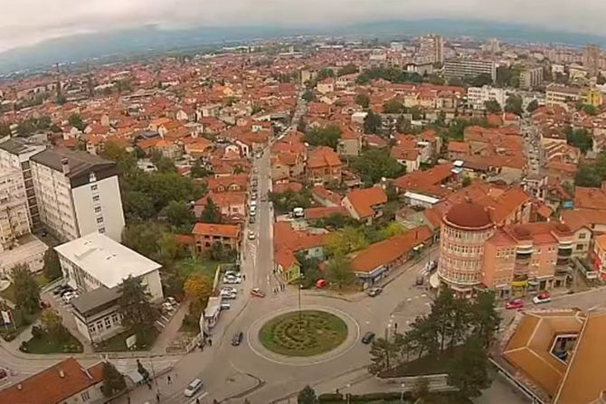 Panorama grada Leskovac centar