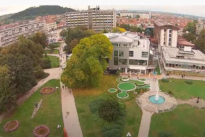 Panorama grada Leskovac centar