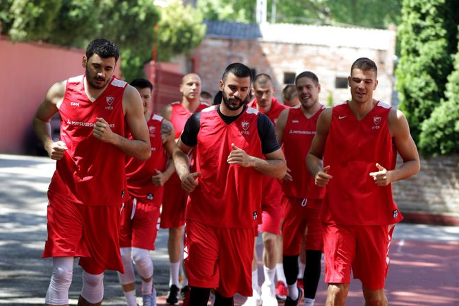 KK Crvena zvezda, trening