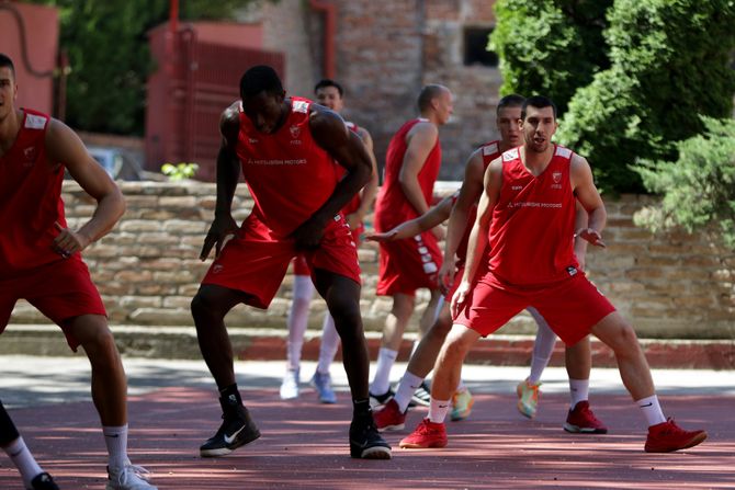 KK Crvena zvezda, trening