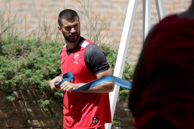 KK Crvena zvezda, trening