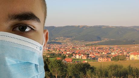 Tutin, maska, korona virus Tutin, maska, korona virus