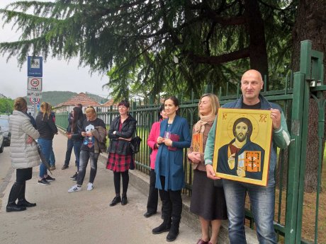 Nikšić, građani, Joanikije, podrška Nikšić, građani, Joanikije, podrška