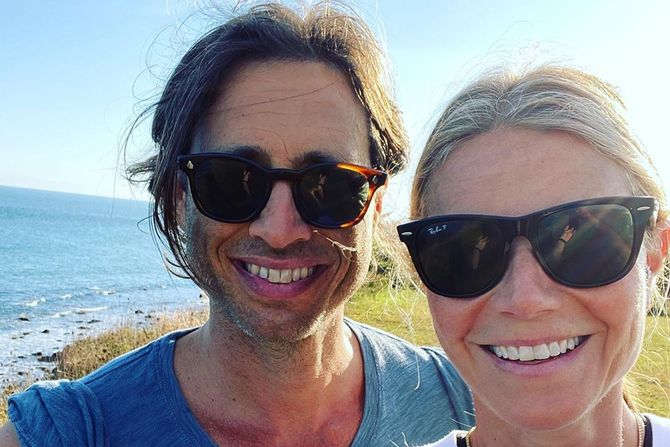 gwyneth paltrow Brad Falchuk, Gvinet Paltrou