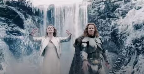 Film Evrovizija, spot Volcano Man, Vil Ferel, Rejčel Mekadams Film Evrovizija, spot Volcano Man, Vil Ferel, Rejčel Mekadams