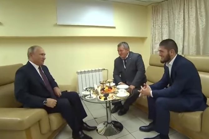 Vladimir Putin i Habib Nurmagamedov