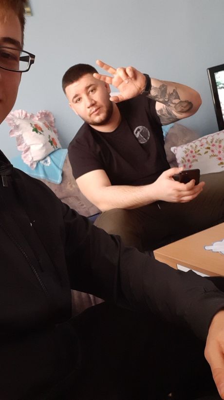Aleksandar Halabrin i njegov brat od tetke Darko Petkovic Aleksandar Halabrin i njegov brat od tetke Darko Petkovic