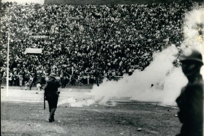 Football Tragedy In Lima, Bomba, stadion, lima , 1964