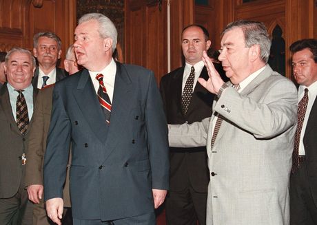 Slobodan Milošević, Senta Milenković Slobodan Milošević, Senta Milenković