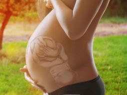 trudnica, trudnoća, stomak