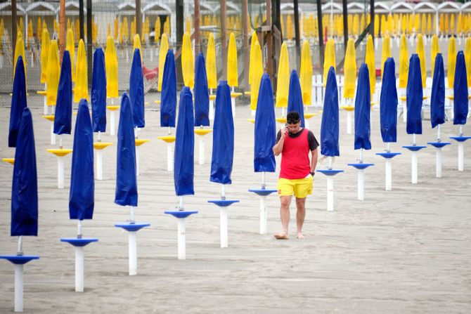Ostia, plaža, blizu Rima, Italija, turizam Ostia, plaža, blizu Rima, Italija, turizam