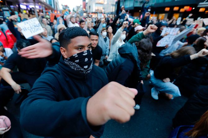 Protesti Novi Zeland