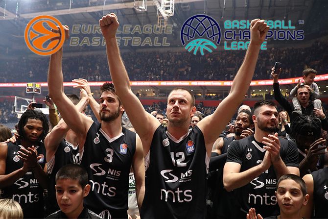 KK Partizan, Evroliga, Fiba Liga šampiona