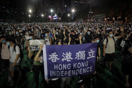 Hongkong protest Tjananmen