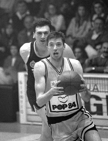 Toni Kukoć i Pop 84 protiv Partizana na poslednjoj utakmici košarkaške sezone pre raspada Jugoslavije