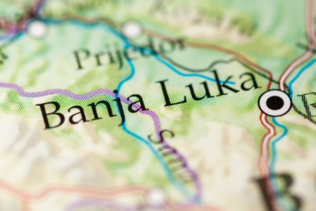 Banja Luka, Banjaluka, Republika Srpska mapa,