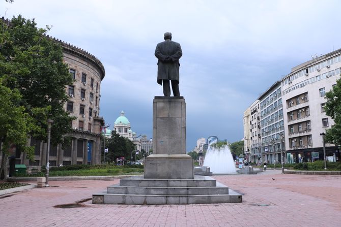 Nevreme u Beogradu, trg Nikole Pašića