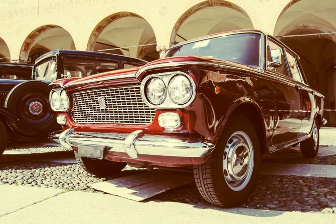 Fiat 1300, kola, auto, BLUR, tristać Fiat 1300, kola, auto, BLUR, tristać