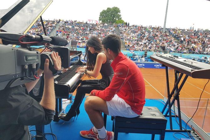 Novak Đoković i Lola Astanova