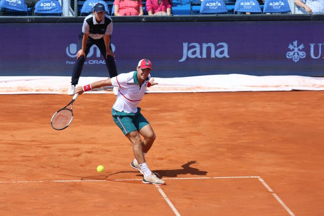 Adria Tour, Prvi meč, Dušan Lajović - Grigor Dimitrov