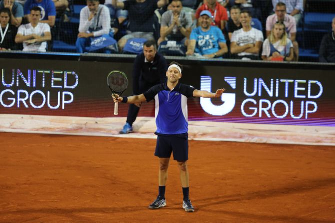 Adria Tour, Novak Đoković, Filip Krajinović Adria Tour, Novak Đoković, Filip Krajinović