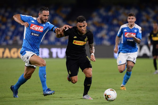 Italy Soccer Italian Cup, Napoli - Inter Italy Soccer Italian Cup, Napoli - Inter
