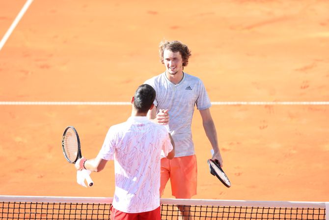 Adria tour, Novak Đoković - Aleksandar Zverev