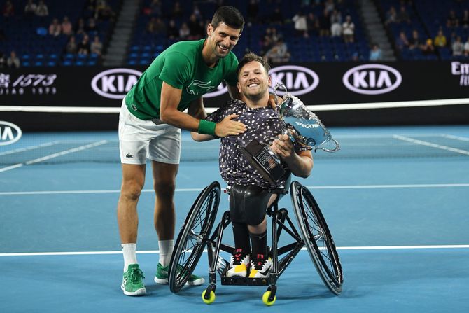Novak Đoković i Dilan Alkot Novak Đoković i Dilan Alkot