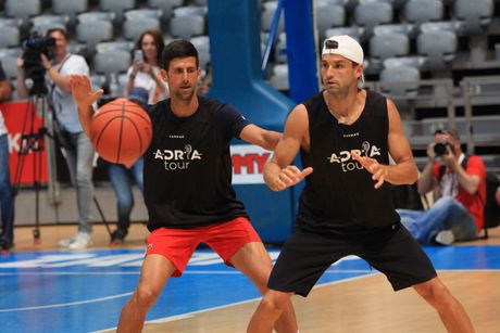 Novak Đoković, Grigor Dimitrov  KK Zadar, košarka