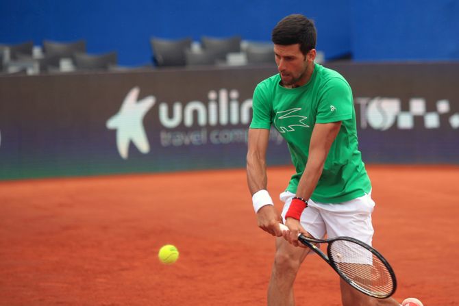 Trening Novak Djoković