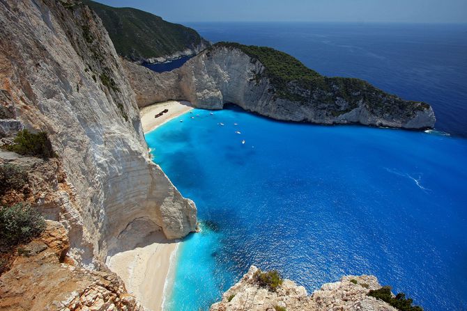 zakintos, grčka, plaža, navadjo