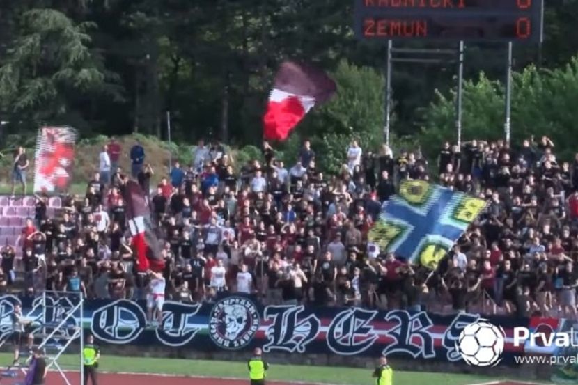 Balkanski navijaci - Crveni Djavoli u Smederevu FK Železničar Pančevo 1:3  FK Radnički 1923, srijeda, 25.05.2022.