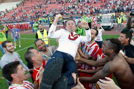 FK Crvena zvezda, proslava titule 2014