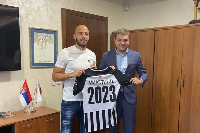 Nemanja Miletić, Miloš Vazura, FK Partizan