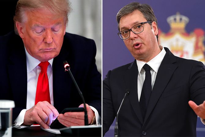 Donald Tramp, Aleksandar Vučić Donald Tramp, Aleksandar Vučić