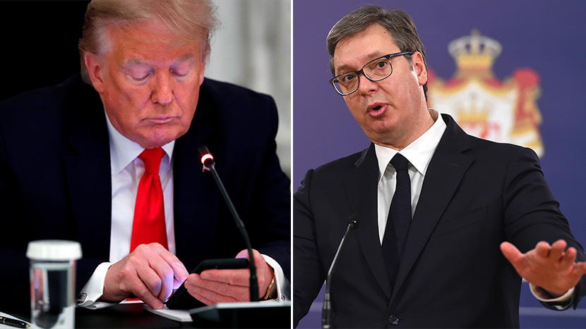 Vučić zahvalio Trampu na poštovanju koje je pokazao prema Srbiji