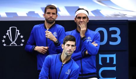 Novak Đoković, Rodžer Federer, Grigor Dimitrov