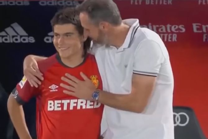 Luka Romero, debituje, FK Real Madrid FK Majroka Luka Romero, debituje, FK Real Madrid FK Majroka