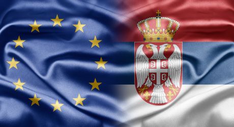 Evropska Unija, Srbija, zastave Evropske Unije i Srbije