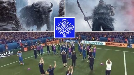 Island, reprezentacija, fudbal, slavlje, logo